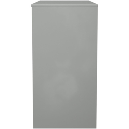 Crowndale Fluted 4 Drawer Dusk Grey Vanity Dressing Table Ready Assembled - thumbnail 3