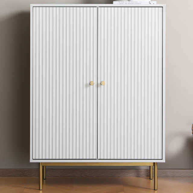 Home Garden Direct Devon 2 Door White Storage Cabinet - image 1