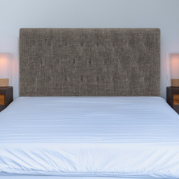 Bedmaster Lona Double Slate Linen Buttoned Headboard - thumbnail 1