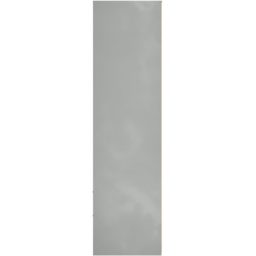 Crowndale Fluted 2 Door 2 Drawer Dusk Grey Tall Wardrobe Ready Assembled - thumbnail 3