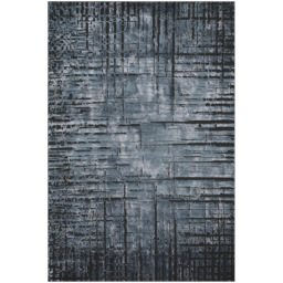 Desire Rugs Belgravia Metallic Sheen Nexus Design Navy Rug 200 x 290cm - thumbnail 1