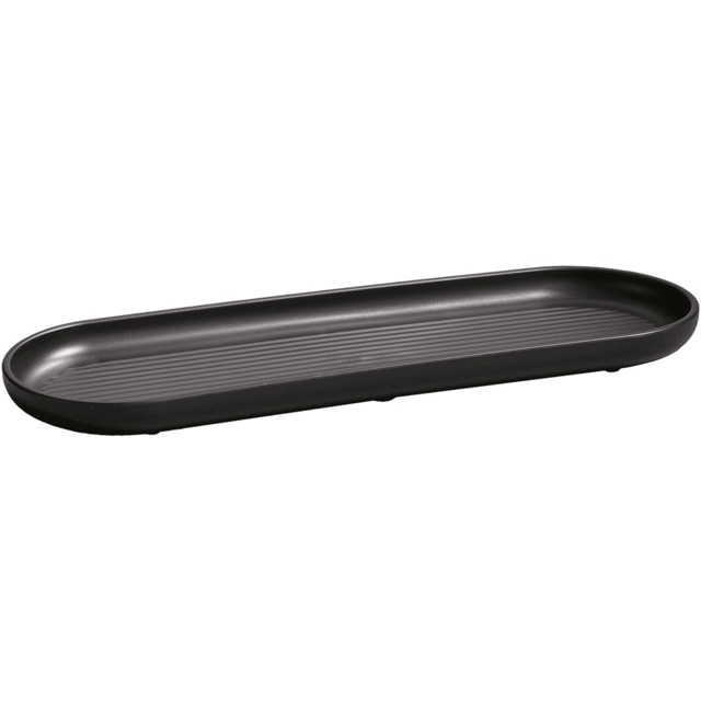 ReBorn Recycled Plastic Dark Grey Bathroom Storage Tray - image 1