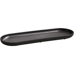 ReBorn Recycled Plastic Dark Grey Bathroom Storage Tray