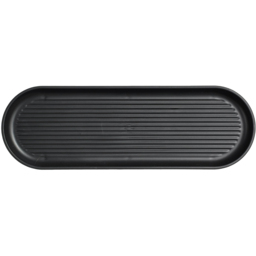 ReBorn Recycled Plastic Dark Grey Bathroom Storage Tray - thumbnail 4