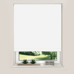 New Edge Blinds Blackout Roller Blinds White 160cm