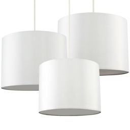 ValueLights Torbery Cream Nesting Pendant Light Shade 3 Pack