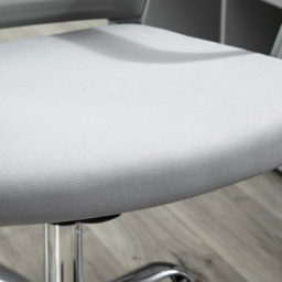 Portland Grey Mesh Swivel Office Desk Chair - thumbnail 4