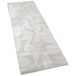 Desire Rugs Hamilton Abstract Motif Silver Rug 60 x 220cm - thumbnail 1