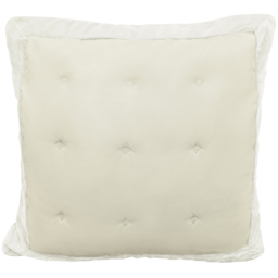 Intimates Boston Velvet Cream Filled Cushion 43 x 43cm 2 Pack