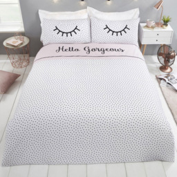 Rapport Home Hello Gorgeous King Size Multicolour Duvet Set