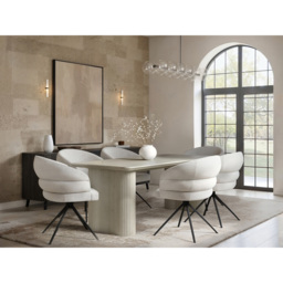 SOLACE+CO Zoya Eira Beige 6 Seater Dining Set - thumbnail 4