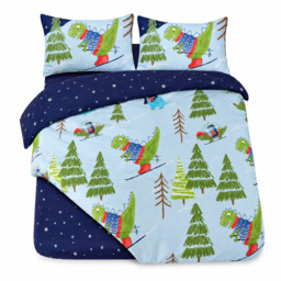 Smart Living Blue Double Dino Skiing Complete Set - thumbnail 2
