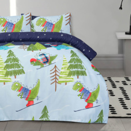 Smart Living Blue Double Dino Skiing Complete Set - thumbnail 4