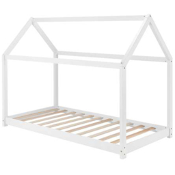 House Single White Bed Frame - thumbnail 2