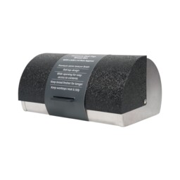 Black and Silver Roll Top Bread Bin - thumbnail 2