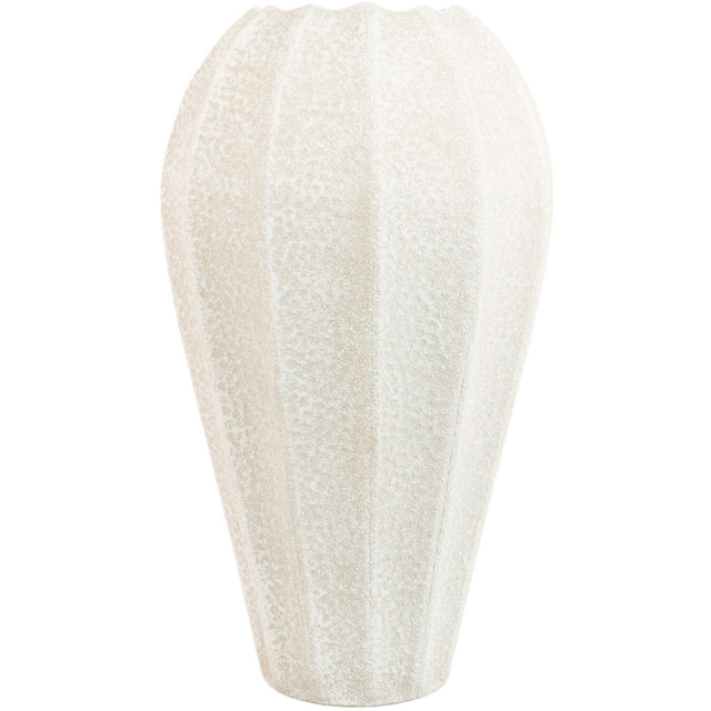 Lottie Tall Metal Vase White - image 1