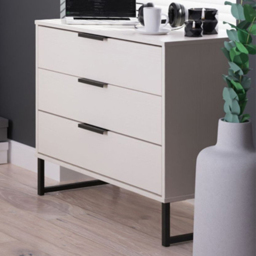 Crowndale Hong Kong 3 Drawer Kashmir Ash Chest of Drawers - thumbnail 1