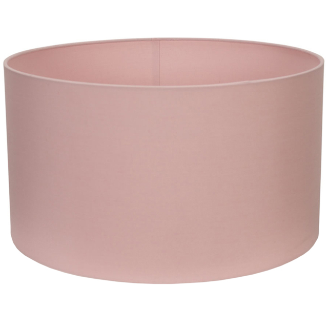 ValueLights Reni Large Blush Fabric Drum Shade - image 1