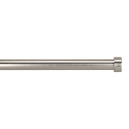 Stockholm 170 to 300cm Extendable Satin Silver Curtain Pole