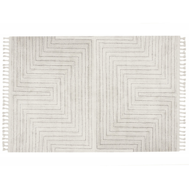 Esselle Home Arctic Maze Natural and Grey Rug 160 x 230cm - image 1