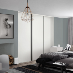 Spacepro Single Panel White Sliding Door 2220 x 914mm - thumbnail 2