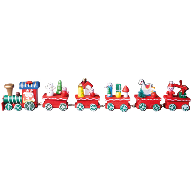 St Helens Wooden Train Set Christmas Ornament 35cm - image 1