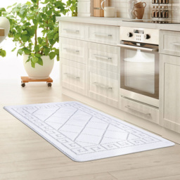 Smart Living Tribela Silver Non-Slip Mat with Gel Backing 60 x 110cm - thumbnail 3