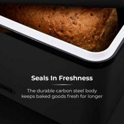 Tower Sera Black Bread Bin - thumbnail 4