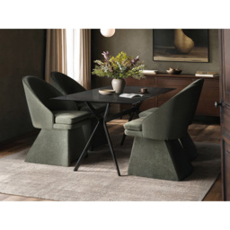 SOLACE+CO Emil Aiko 4 Seater Glass Dining Set - thumbnail 3