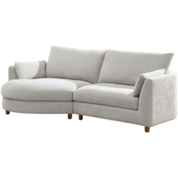 Bushwick Pearl 2 Seater Left Hand Facing Chaise - thumbnail 2