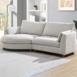 Bushwick Pearl 2 Seater Left Hand Facing Chaise - thumbnail 1