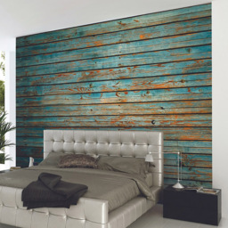 Origin Murals Marbled Textured Geometric White Wall Mural