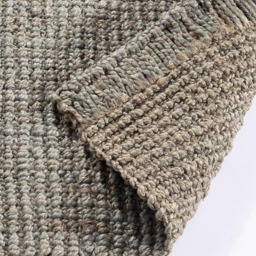 Whitefield Grey Jute Textured Boucle Runner - thumbnail 3