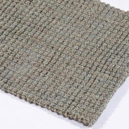 Whitefield Grey Jute Textured Boucle Runner - thumbnail 2