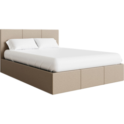 GFW Double Natural Fabric Ottoman Bed - thumbnail 4