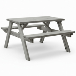 AMATA Ungurs 6 Seater Grey Classic Picnic Table - thumbnail 2