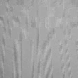 Waffle Block Duvet Set Silver Superking - thumbnail 2