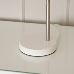 ValueLights Keela White Adjustable Flexi Neck LED Desk Table Lamp - thumbnail 4