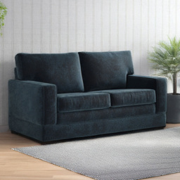 Jay-Be Urban 2 Seater Cosy Chenille Cobalt Sofa Bed with e-Pocket Mattress