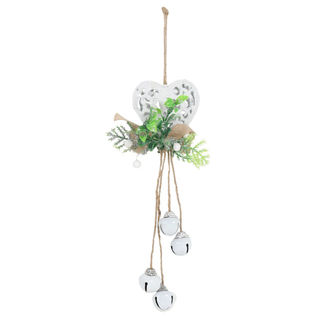 Single Alpine Lodge White Bells Hanging Ornament in Assorted styles - image 1