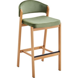 Vinnie Bar Stool Green - thumbnail 2