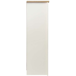 Highgate 3 Door Cream and Oak Wardrobe - thumbnail 4