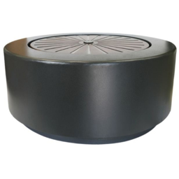 Ivyline Solis Black Charcoal and Aged Copper Large LED Water Feature - thumbnail 1