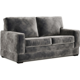 Jay-Be Urban 2 Seater Luxe Velvet Steel Sofa Bed with e-Pocket Mattress - thumbnail 2