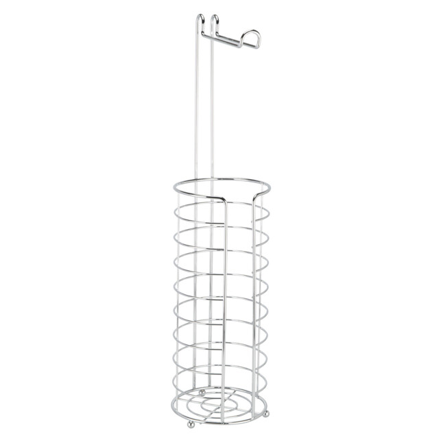 Bathstore Round Chrome Wire Toilet Paper Holder