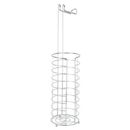 Bathstore Round Chrome Wire Toilet Paper Holder