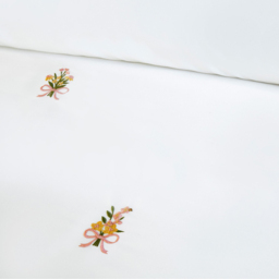 Yasmin Embroidered Duvet Set White Superking - thumbnail 3