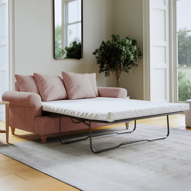 Clara Faro 14 Pink 2 Seater Agmamito Sofa Bed - image 1