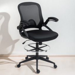 Portland Black Height Adjustable Mesh Swivel Office Chair