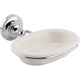 nuie Ceramics Accessories Chrome Soap Dish